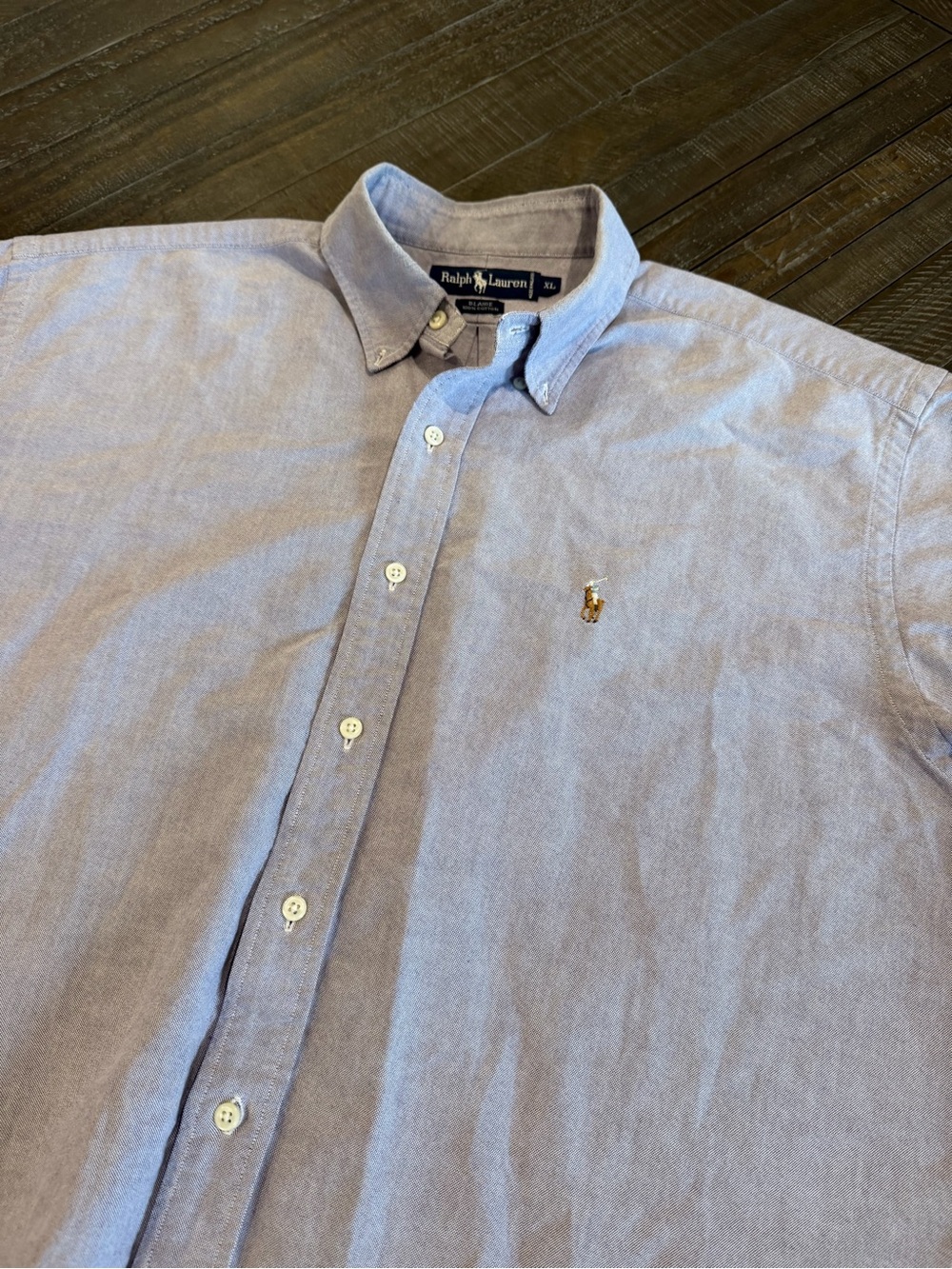Ralph Lauren Blaire Oxford Button Down Shirt Blue Men’s XL